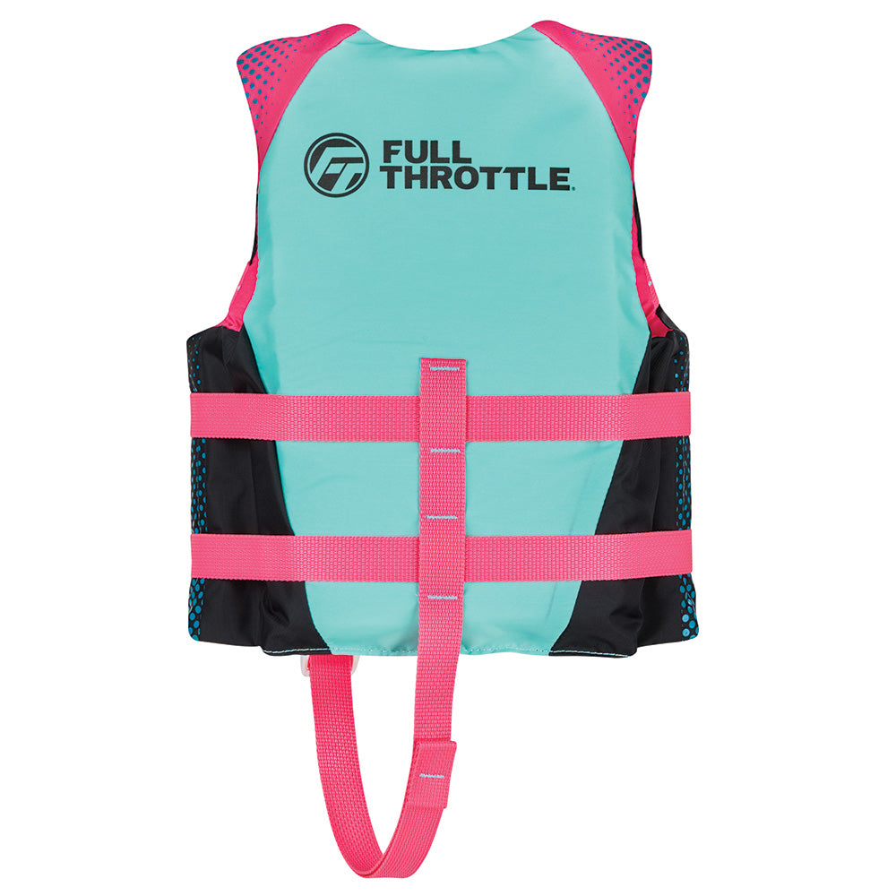 Full Throttle Nylon Life Jacket Child Pink 11220010500126