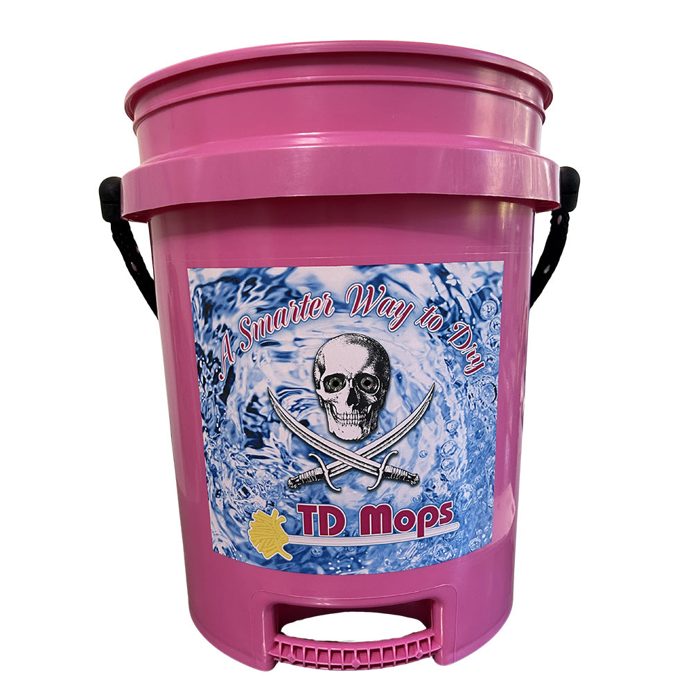 TD Mop TD Grip Bucket Pink 5 Gallon PINKGRIP