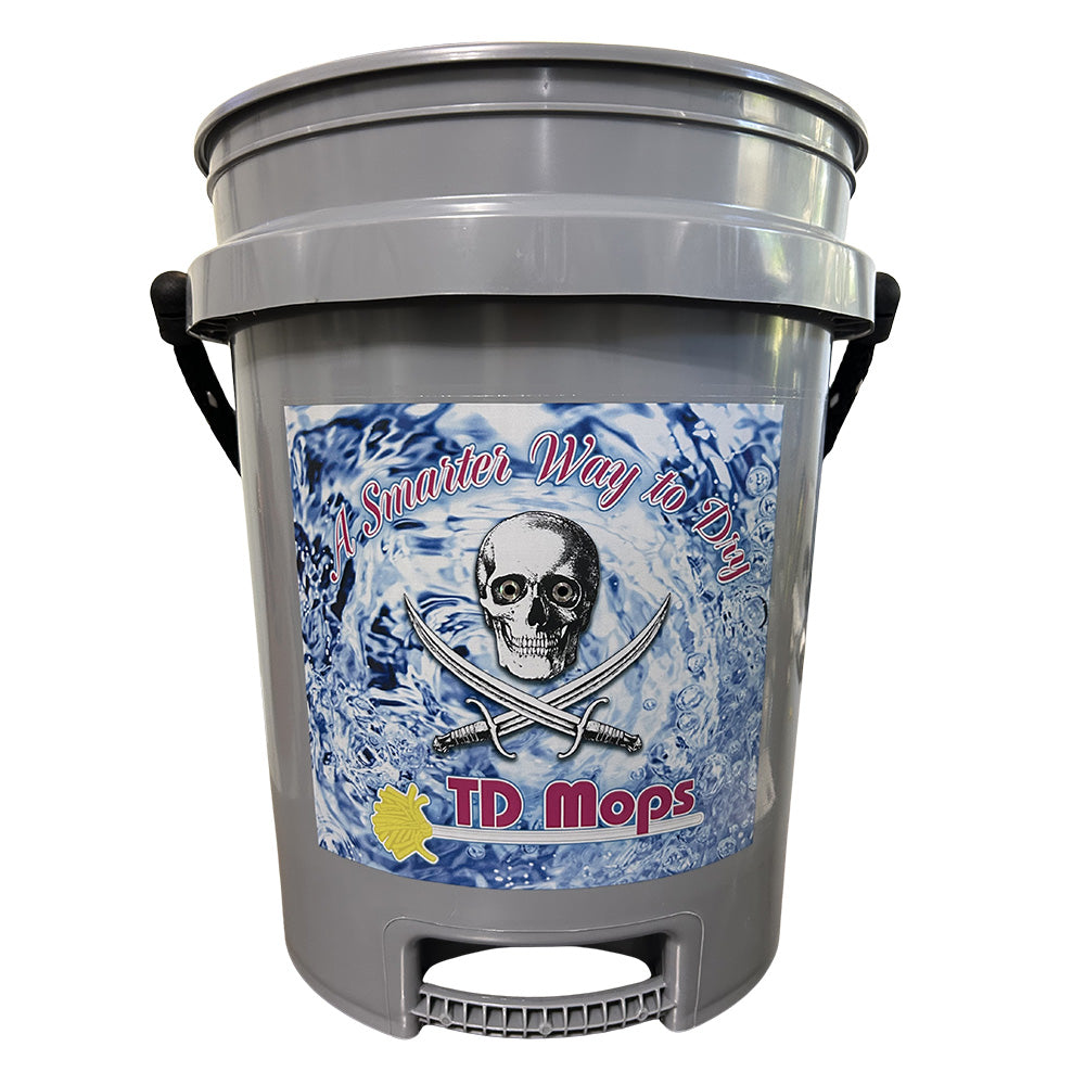 TD Mop TD Grip Bucket Gray 5 Gallon GRAYGRIP