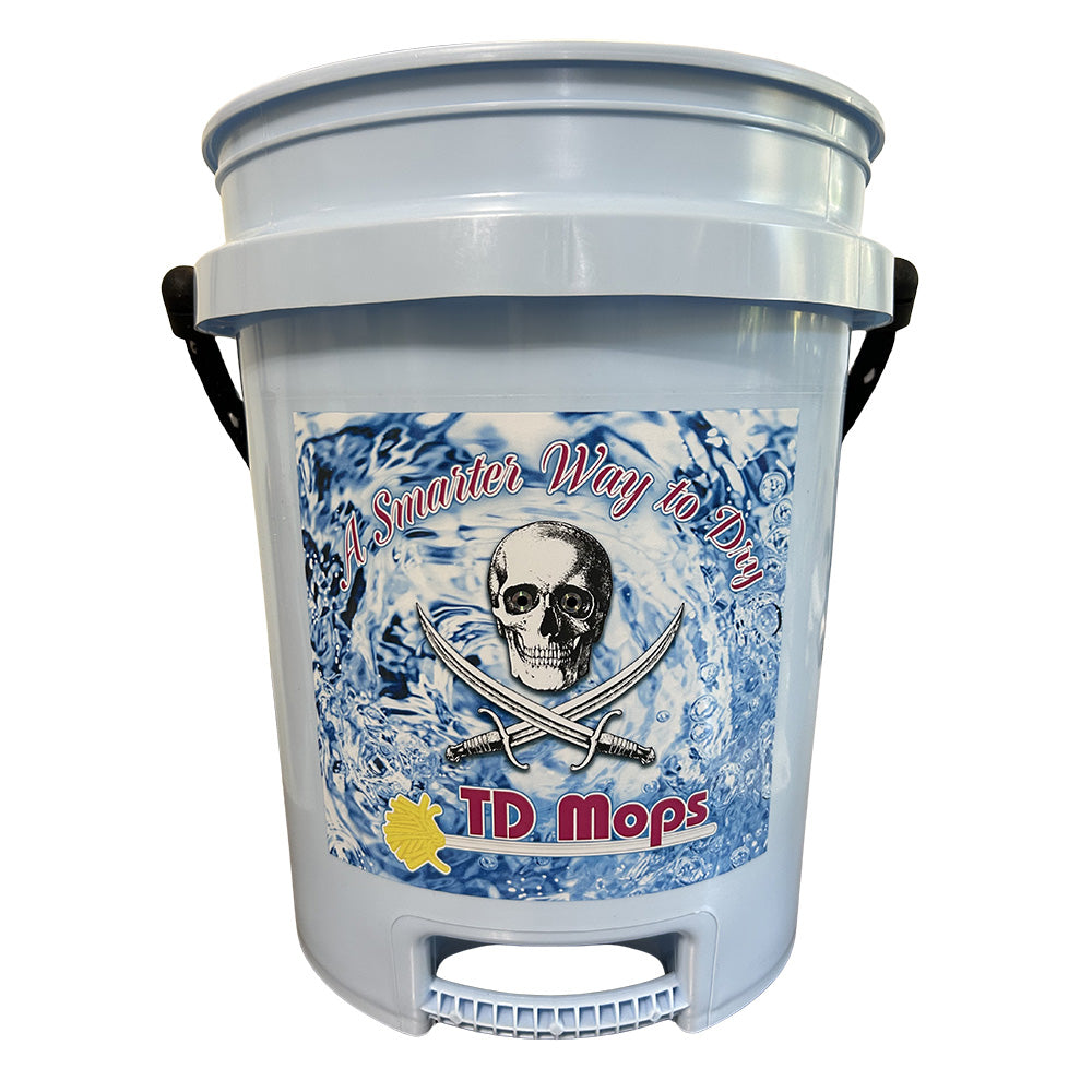 TD Mop TD Grip Bucket Light Blue 5 Gallon BLUEGRIP