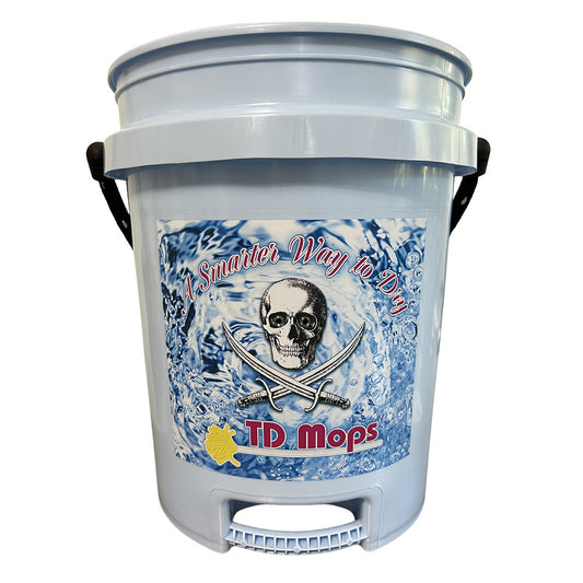 TD Mop TD Grip Bucket Light Blue 5 Gallon BLUEGRIP