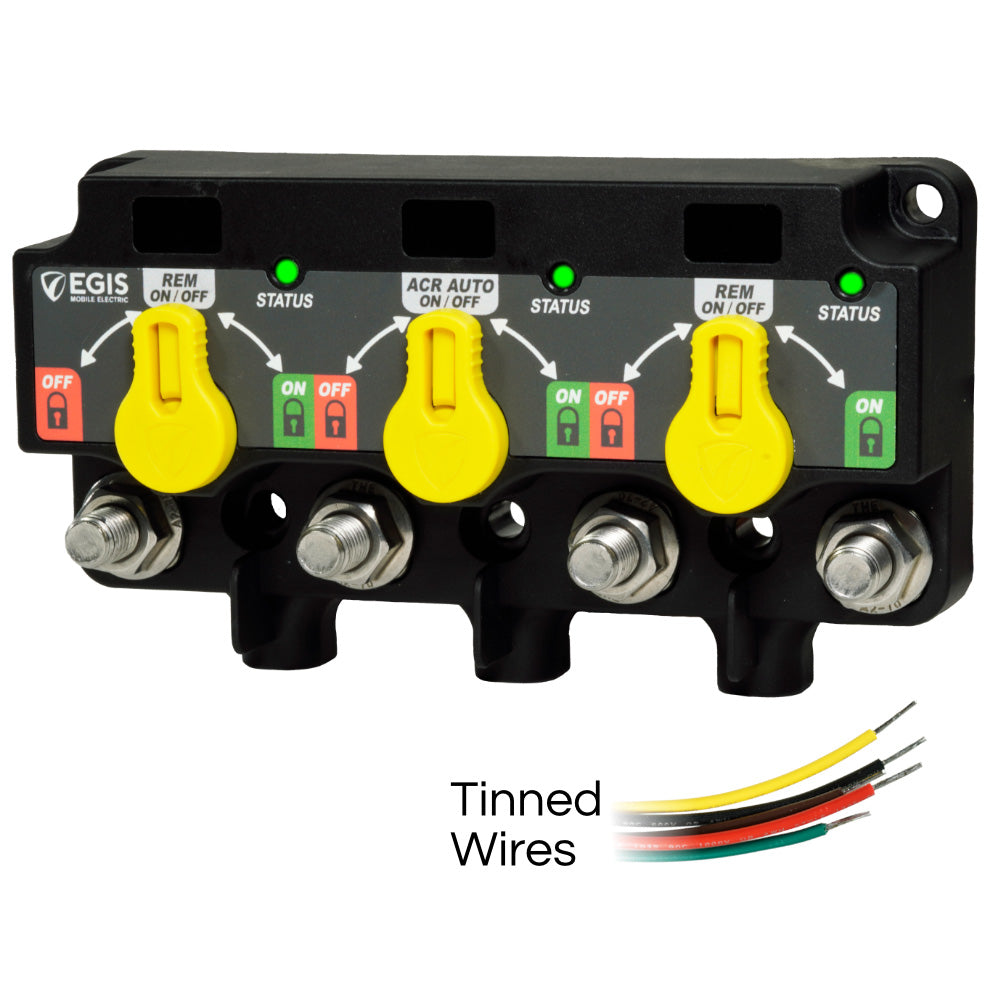 Egis XD Flex 1 Triple RelayACRLVD wKnob Tinned Wires 87301111