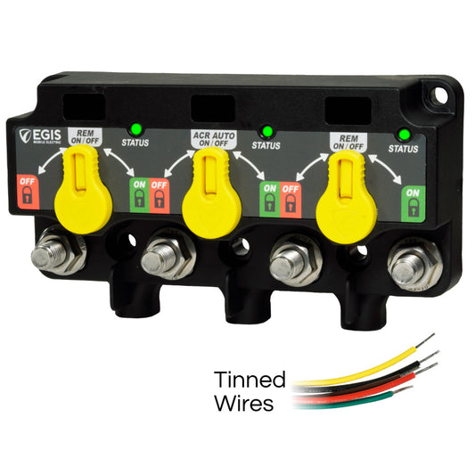Egis XD Flex 1 Triple RelayACRLVD wKnob Tinned Wires 87301111