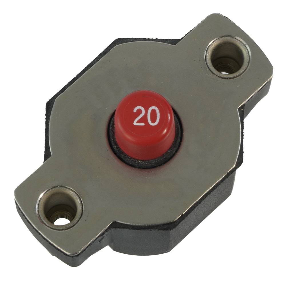 Egis 20A Push Button Circuit Breaker Reset Only 471220