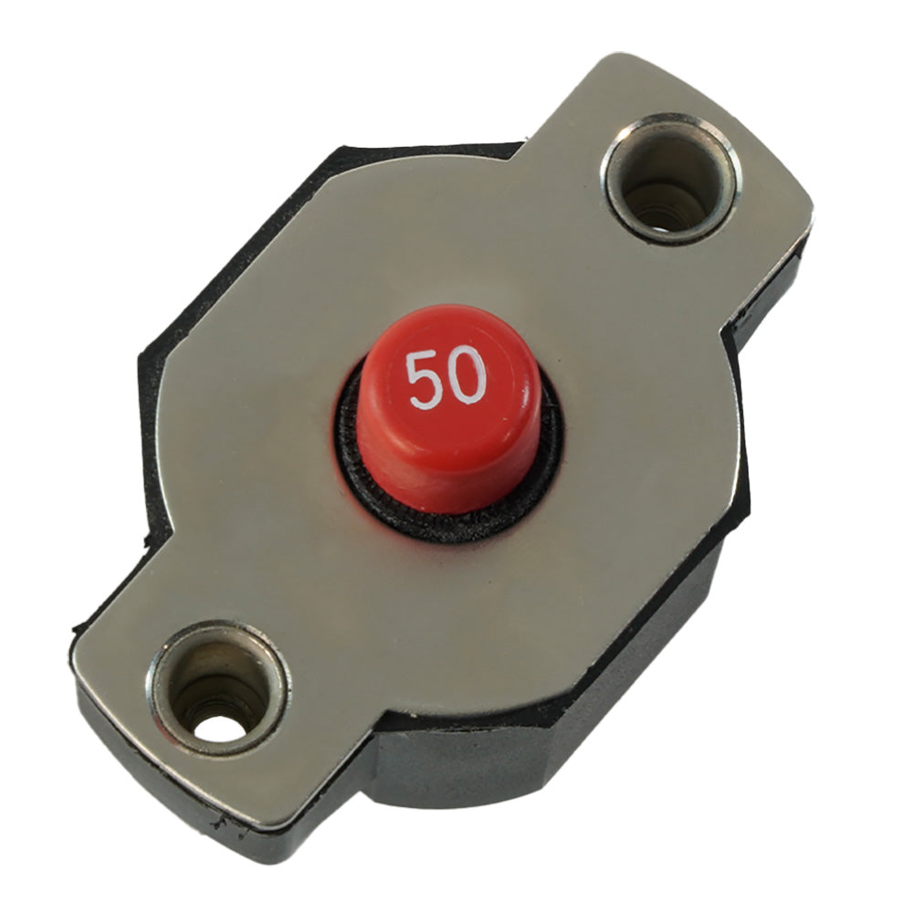 Egis 50A Push Button Circuit Breaker Reset Only 471250