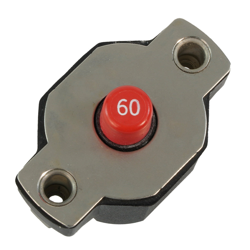 Egis 60A Push Button Circuit Breaker Reset Only 471260