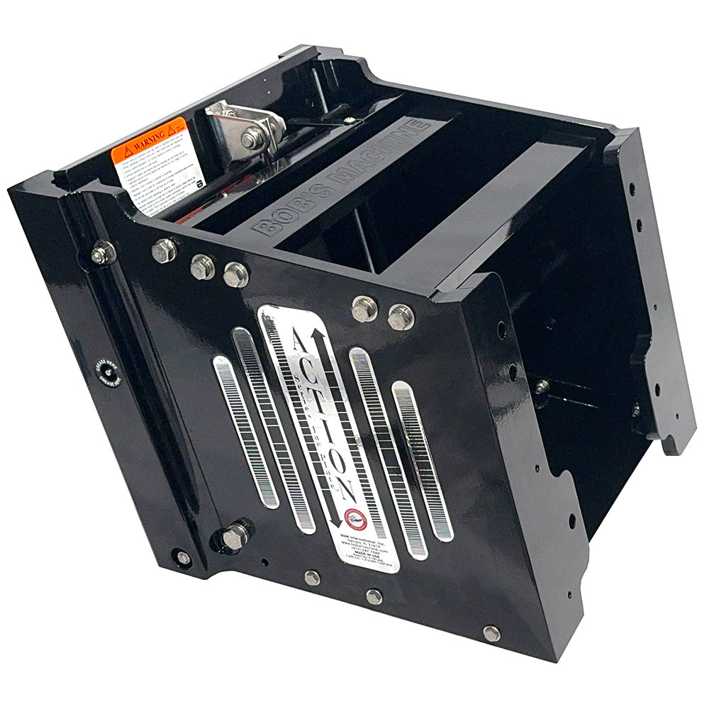 Bobs Machine 14 Setback Action Series Hydraulic Jack Plate Gloss Black 100114001PPCGBLKNOSPNNG