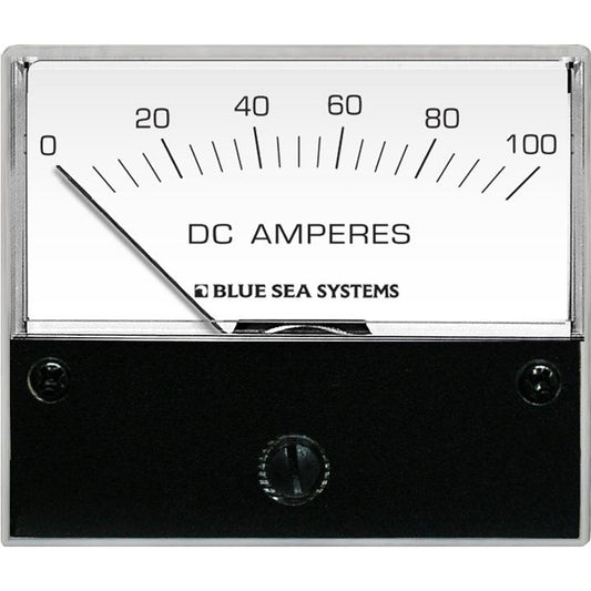 Blue Sea 8017 DC Analog Ammeter 234 Face 0100 Amperes DC 8017