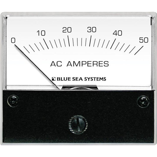 Blue Sea 9630 AC Analog Ammeter 050 Amperes AC 9630