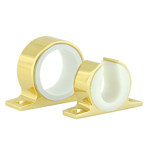Lees Single Rod Rack Set Bright Gold Finish MC70GL