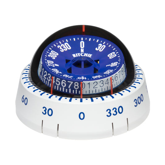 Ritchie XP98W XPort Tactician Compass Surface Mount White XP98W