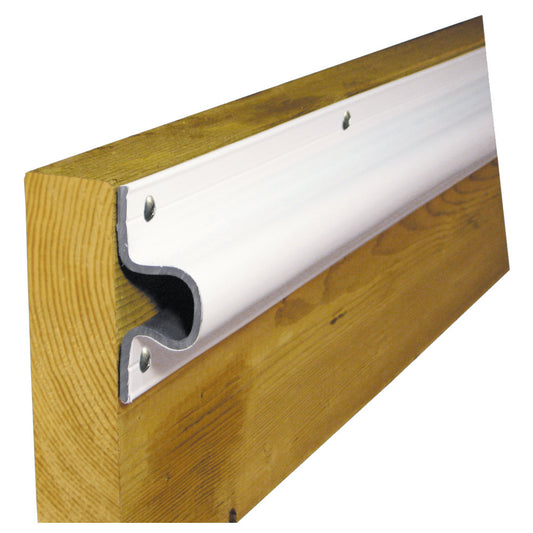 Dock Edge C Guard Economy PVC Profiles 10ft Roll White DE1132F