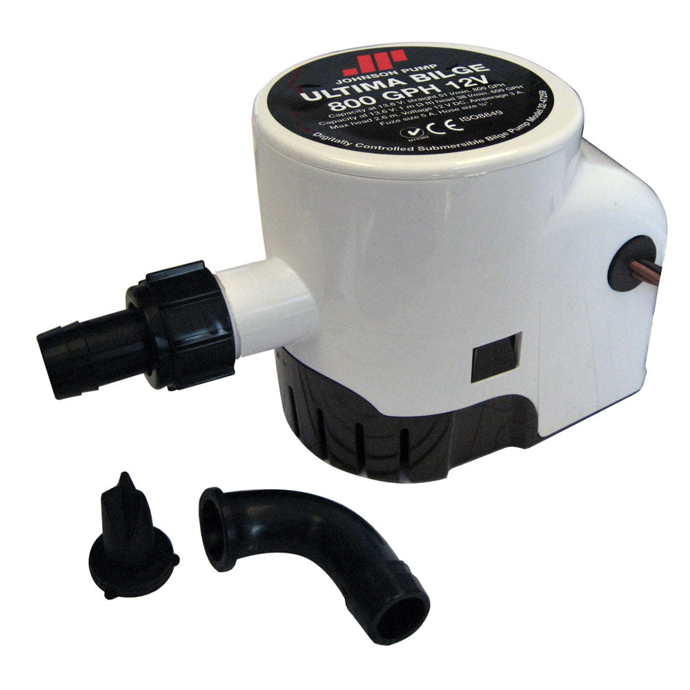 Johnson Pump Ultima Bilge 800 GPH 34 Hose Dura Ports 3247259003