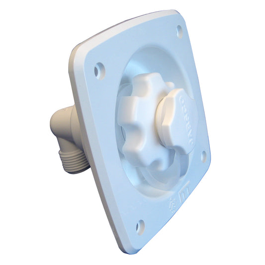 Jabsco Flush Mount Water Pressure Regulator 45psi White 444111045