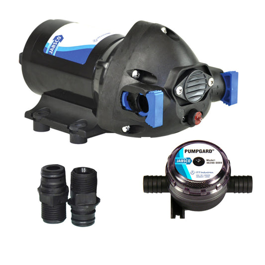 Jabsco ParMax Shower DrainGeneral Purpose Pump 35GPM25psi12VDC wStrainer 326010092