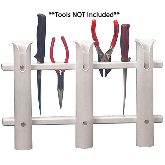 TACO 3Rod Poly Rod Rack White P03063W