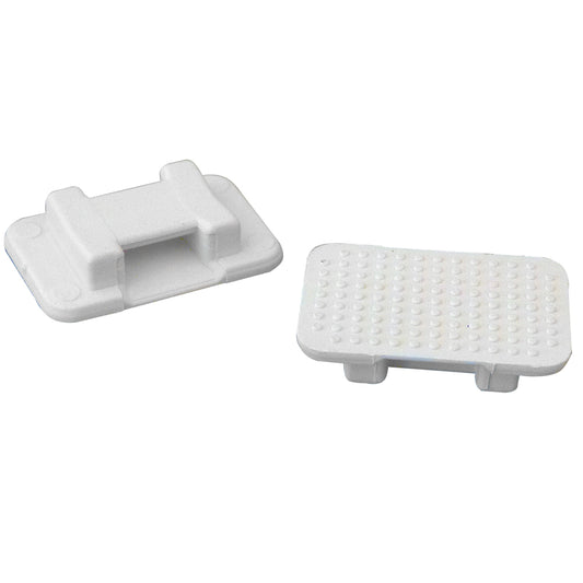 Weld Mount AT5 Large White Nylon Wire Tie Mount Qty 100 805900