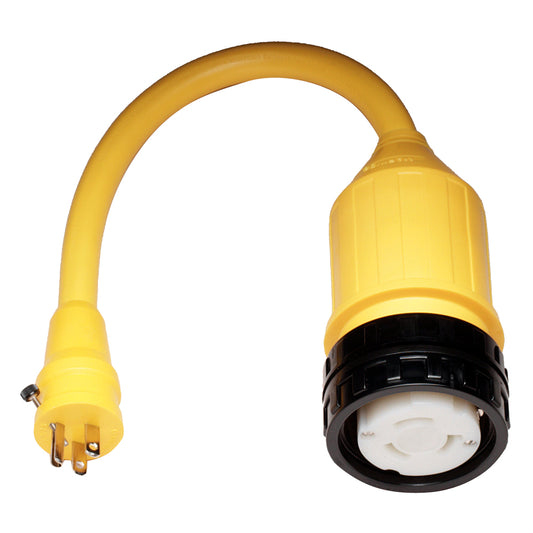 Marinco 115A Pigtail Adapter 50A Female to 15A Male 115A