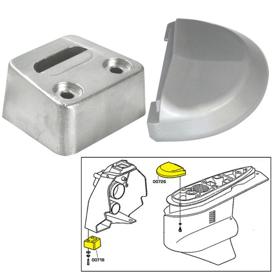 Tecnoseal Anode Kit wHardware Volvo SX Magnesium 20708MG