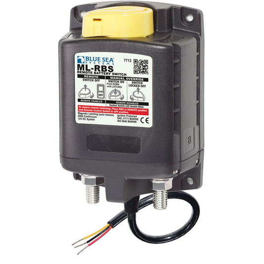 Blue Sea 7713 MLRBS Remote Battery Switch wManual Control Release 12V 7713