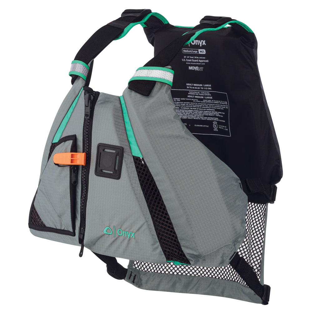 Onyx MoveVent Dynamic Paddle Sports Life Vest ML Aqua 12220050504015