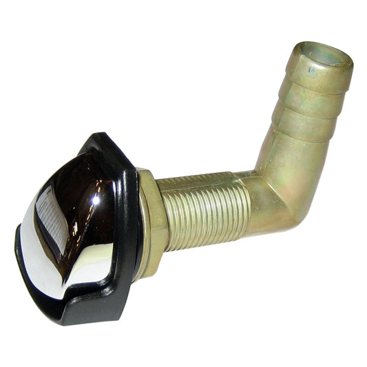 Perko Gas Tank Vent wSwivel Elbow ChromeBlack 0561DP4CHR