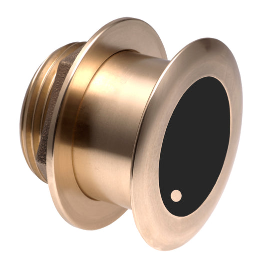 Garmin Bronze Thruhull Wide Beam Transducer wDepth Temp 0 Degree Tilt 8Pin Airmar B175HW 0101218120