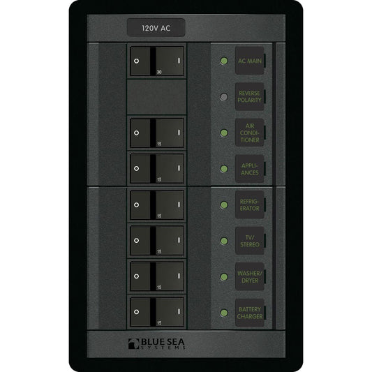 Blue Sea 1202 120V AC Main 6 Positions Vertical 1202