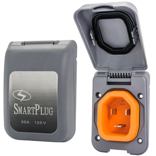 SmartPlug 30 AMP Male NonMetallic Inlet Cover Grey BM30PG