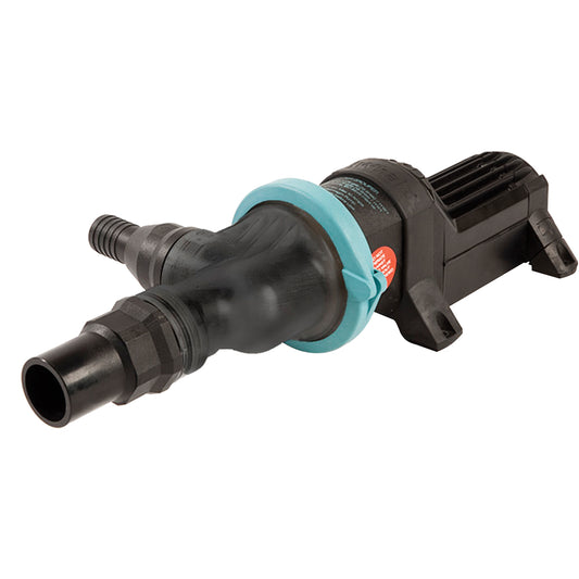 Whale Gulper Grouper Mk3 FishboxWaste Pump w90 Degree Ports 24V BP4774