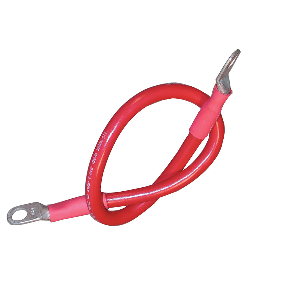 Ancor Battery Cable Assembly 2 AWG 34mm Wire 38 95mm Stud Red 18 457cm 189141