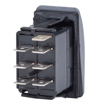 Blue Sea 7936 Contura II Switch DPDT Black ONOFFON 7936