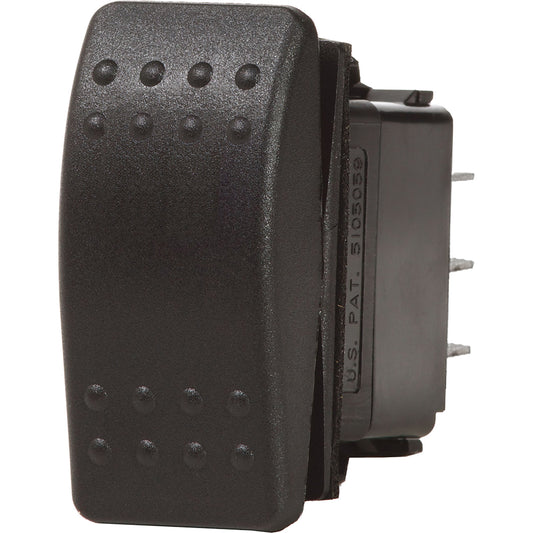 Blue Sea 7938 Contura II Switch DPDT Black ONOFFON 7938
