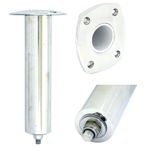 Tigress 4 Hole Swivel Rectangular Head Rod Holder 0 Degree 1012 88522SM
