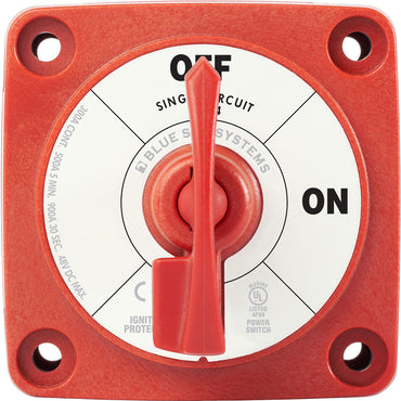 Blue Sea 6004 Single Circuit ONOFF wLocking Key Red 6004