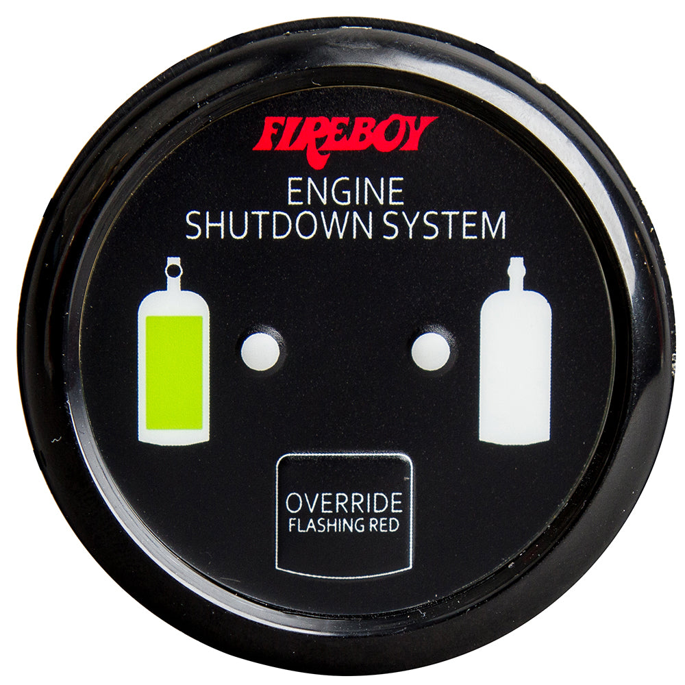 FireboyXintex Deluxe Helm Display wGauge Body LED Color Graphics fEngine Shutdown System Black Bezel Display DURBH20R