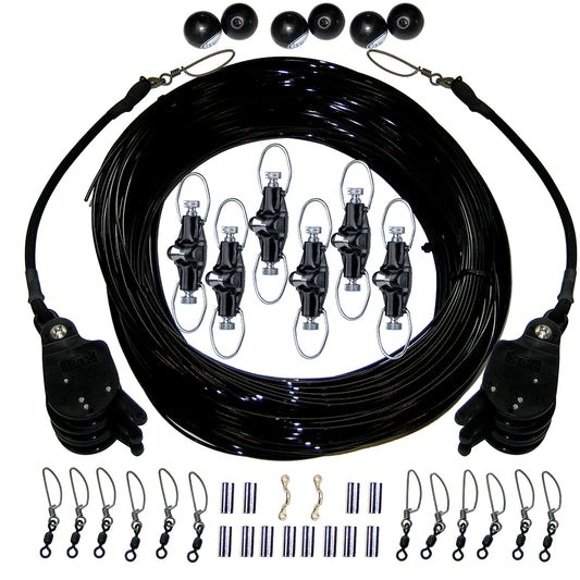 Rupp Triple Rigging Kit WLokUps NokOuts 460 Black Mono Cord CA0160MO