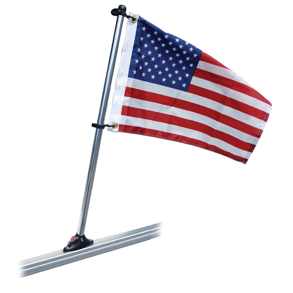 Taylor Made Pontoon 24 Flag Pole Mount 12 x 18 US Flag 921
