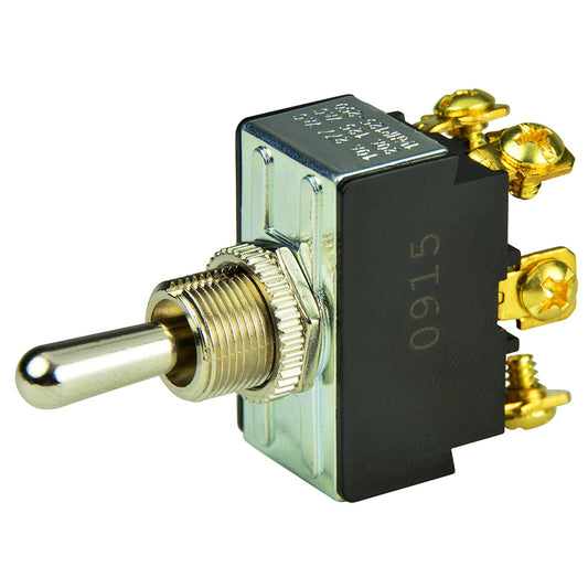 BEP DPDT Chrome Plated Toggle Switch ONOFFON 1002012