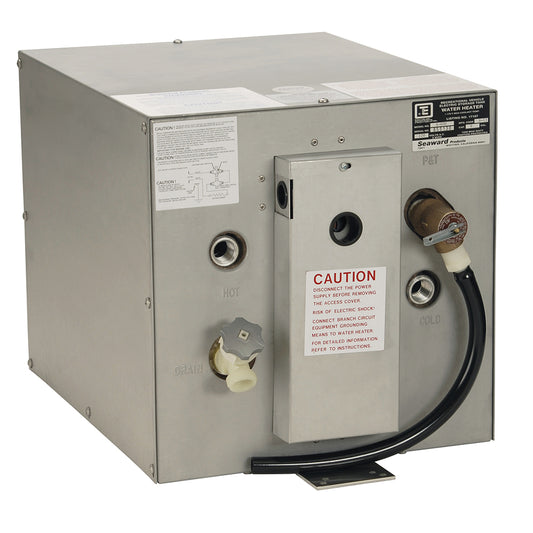 Whale Seaward 6 Gallon Hot Water Heater wRear Heat Exchanger Galvanized Steel 240V 1500W S650