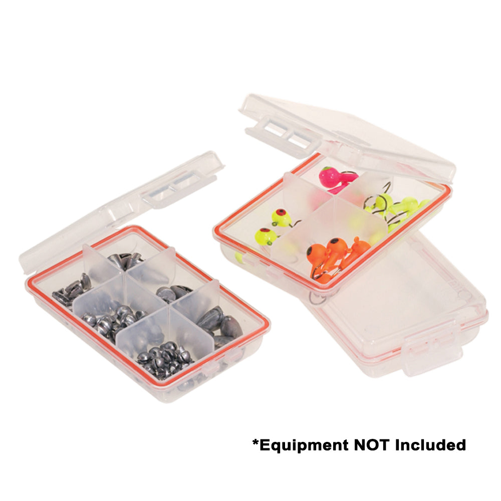 Plano Waterproof Terminal 3Pack Tackle Boxes Clear 106100