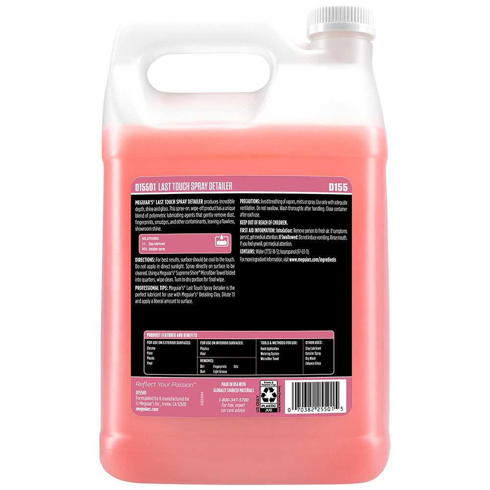 Meguiars Detailer Last Touch Spray Detailer 1Gallon D15501