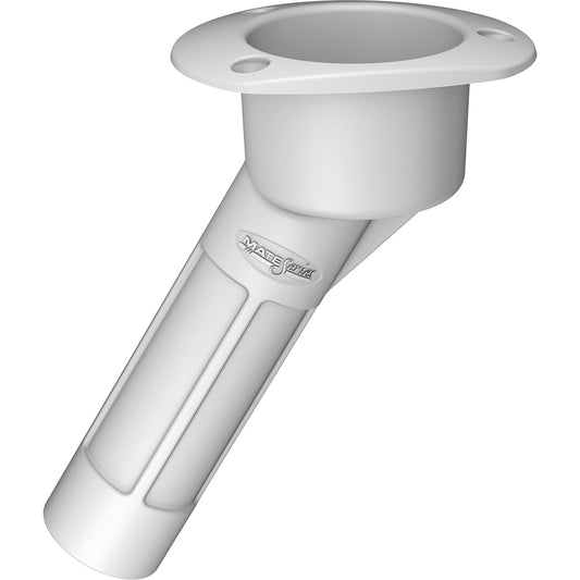 Mate Series Plastic 30 Rod Cup Holder Open Oval Top White P2030W