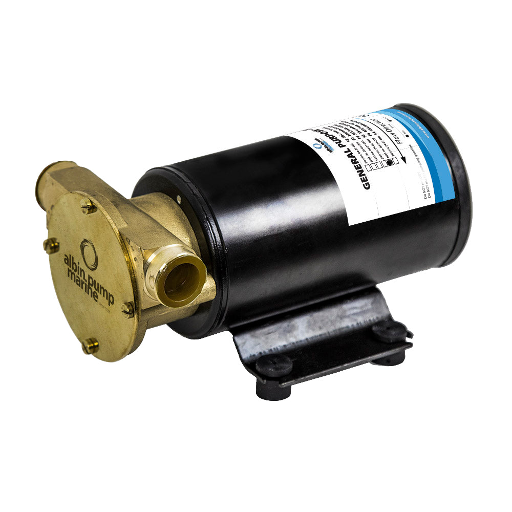 Albin Group Marine General Purpose Pump FIP F4 12 GPM 12V 0401005