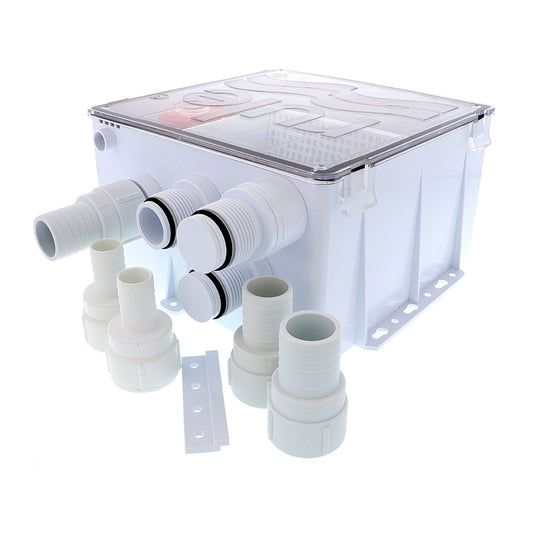 Rule Shower Drain Box w1100 GPH Pump 24V 99B24