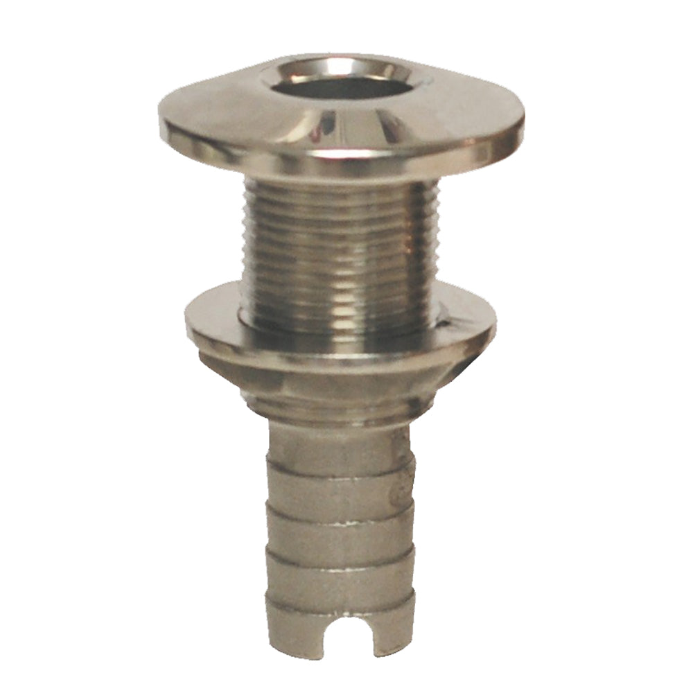 GROCO Stainless Steel Hose Barb ThruHull Fitting 118 HTH1125S