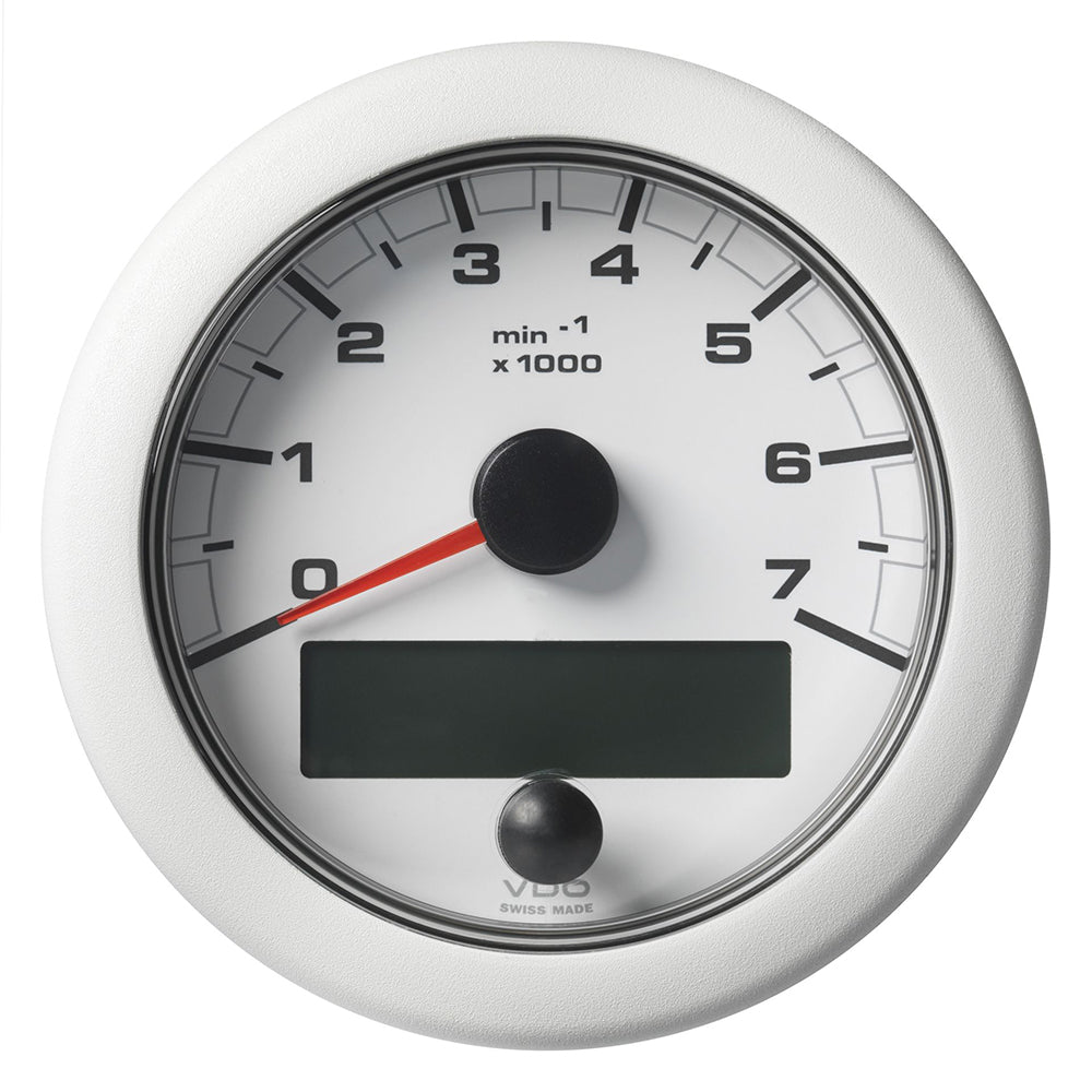 Veratron 338 85MM OceanLink NMEA 2000 Tachometer 7000 RPM White Dial Bezel A2C1065820001