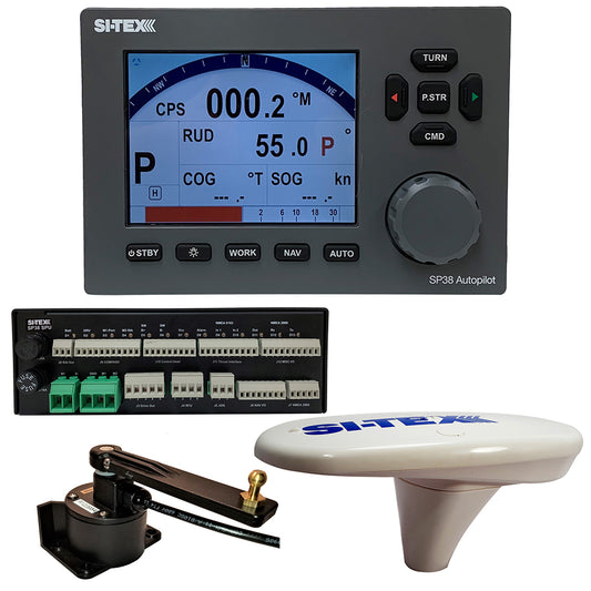 SITEX SP3818 Autopilot Core Pack Including Compact GPS Compass RotaryFeedback No Pump SP3818