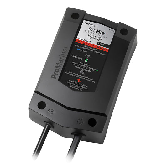 ProMariner ProMar1 DS Digital 5 Amp 1 Bank Charger 31505