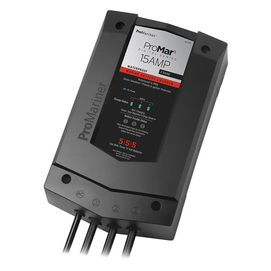 ProMariner ProMar1 DS Digital 15 Amp 3 Bank Charger 31515